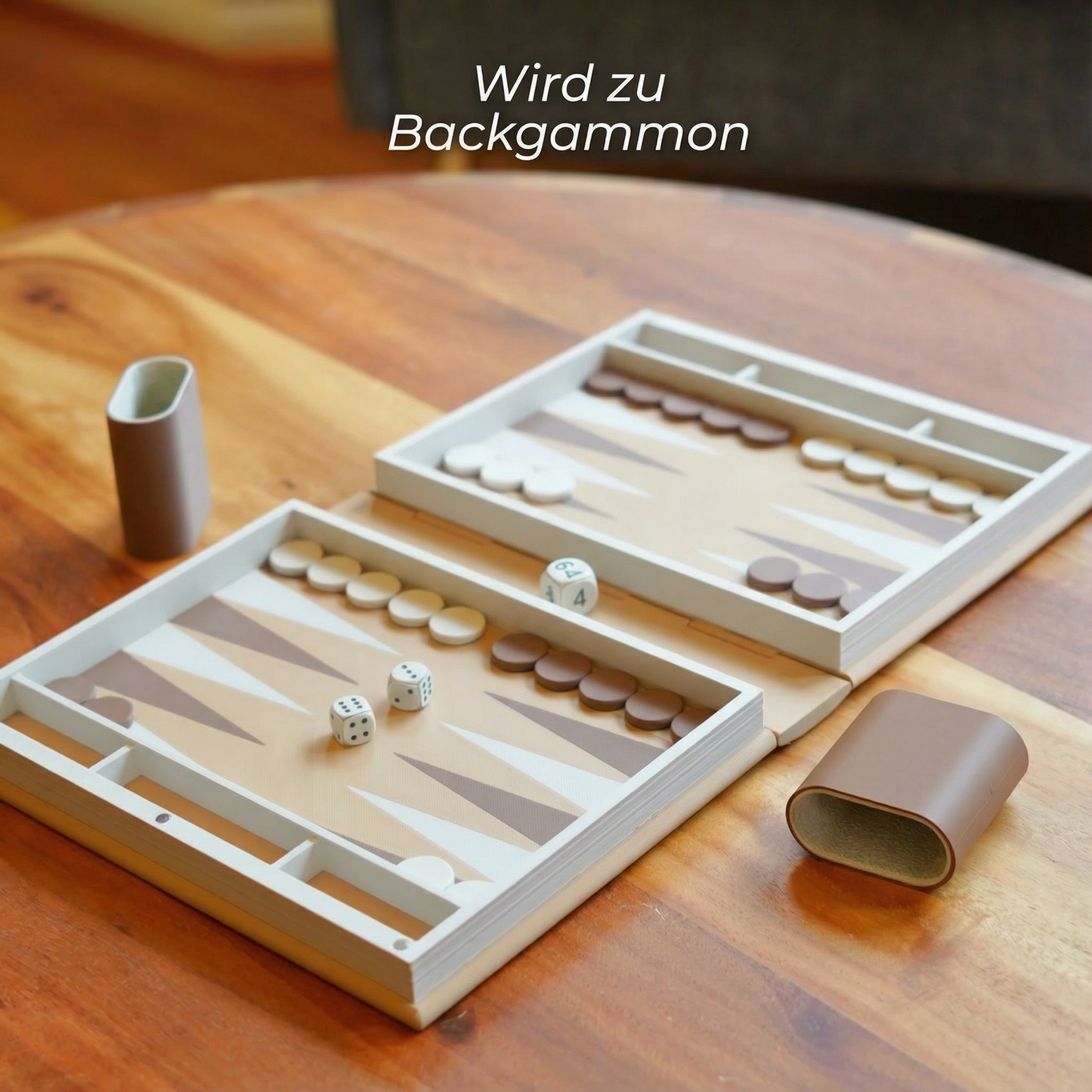 BACKGAMMON- Backgammon Buch Brettspiel