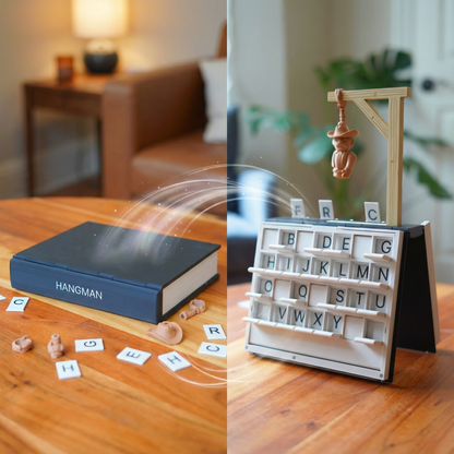 HANGMAN - Galgenraten Buch Brettspiel