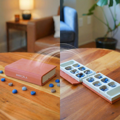 MANCALA- Mancala Buch Brettspiel