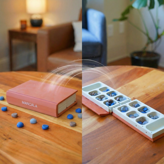 MANCALA- Mancala Buch Brettspiel