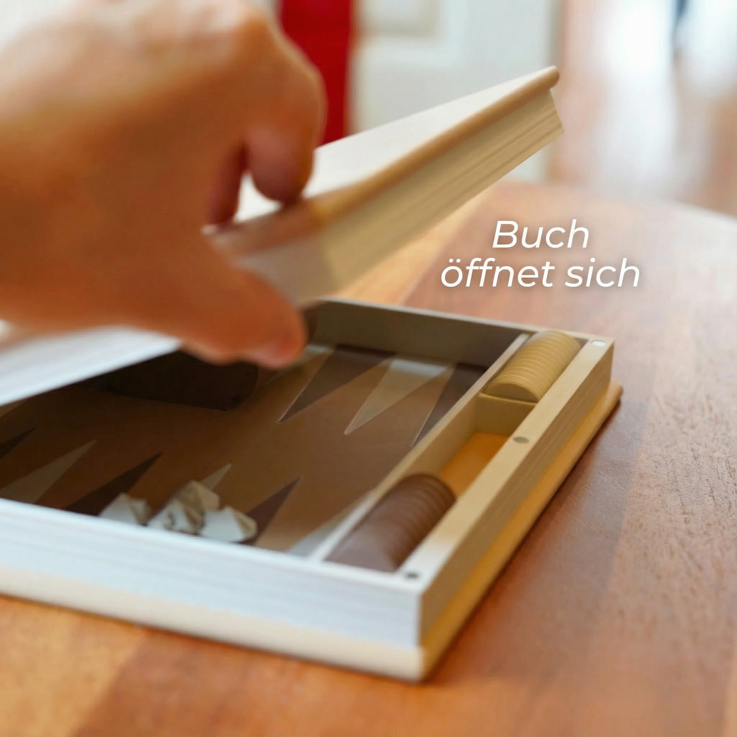 BACKGAMMON- Backgammon Buch Brettspiel