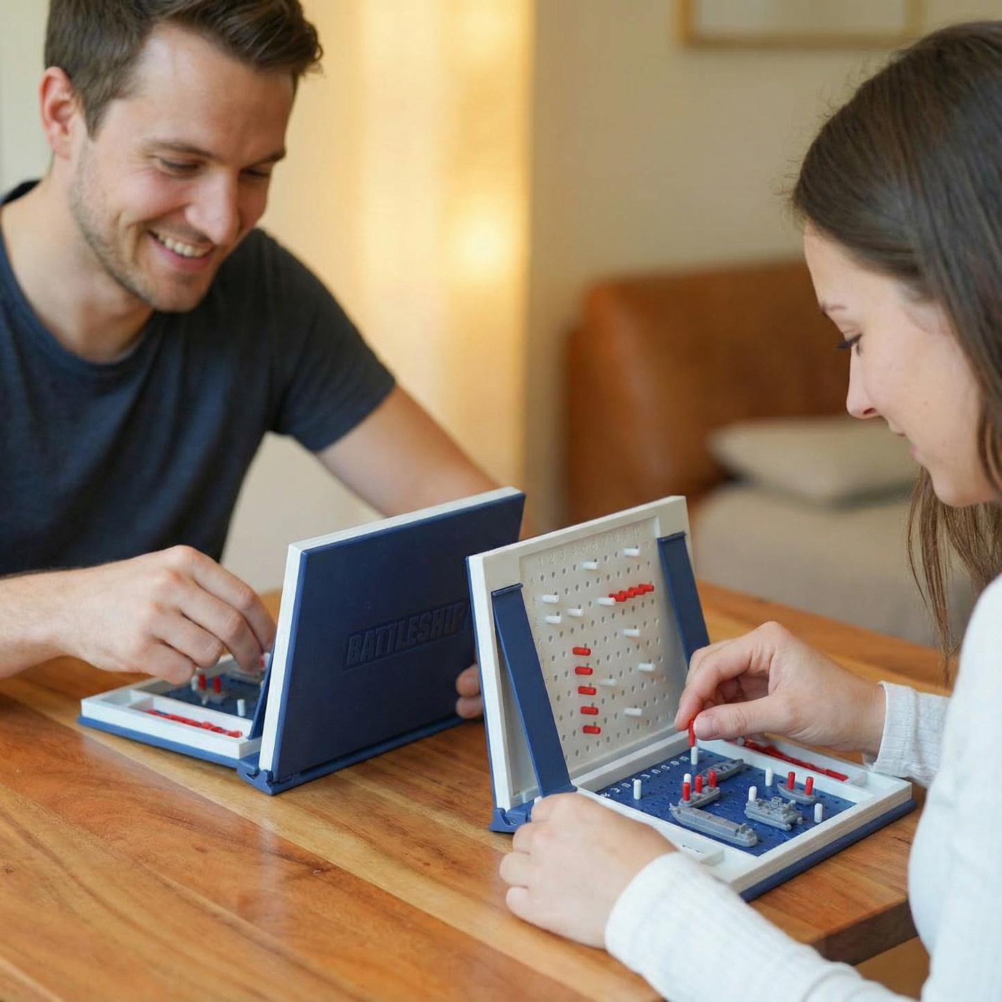 SEA BATTLE - Schiffe versenken Buch Brettspiel