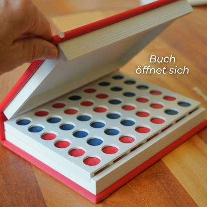 FOUR ROW - 4 Gewinnt Buch Brettspiel