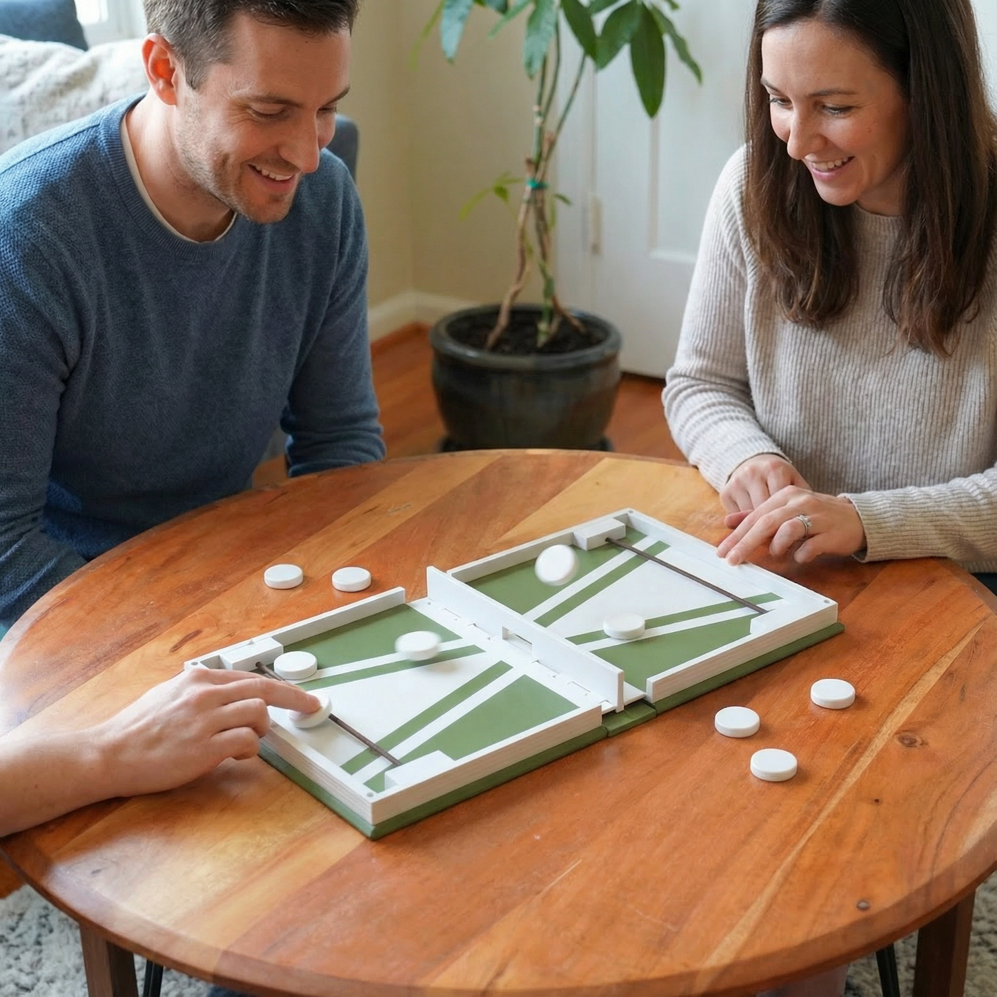 SLING PUCK- Tischhockey Buch Brettspiel