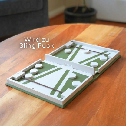 SLING PUCK- Tischhockey Buch Brettspiel